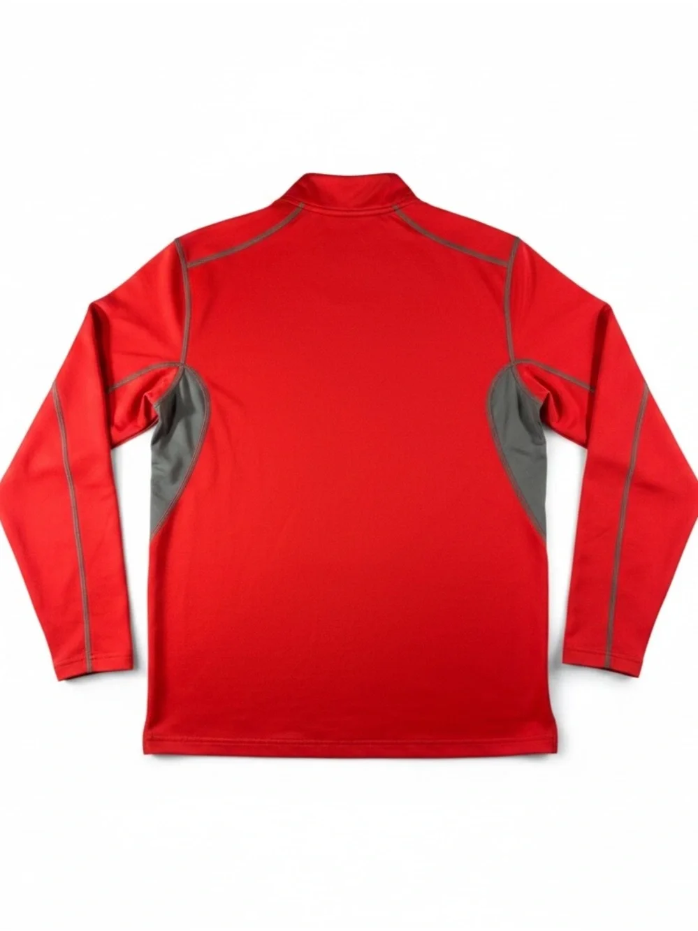 Nike Orange and Gray Long-Sleeve Performance Shirt XL